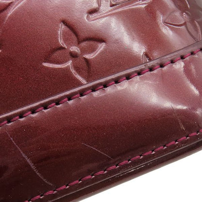 Louis Vuitton 2-Way Bag Alma BB Monogram Vernis Amarante Gold Red Purple Handle — view 5
