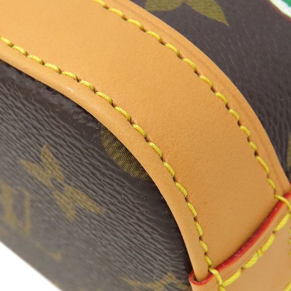 Louis Vuitton Shoulder Bag Nano Alma Monogram Canvas Candyred Gold Vivienne — view 4