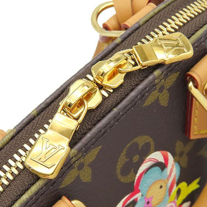 Louis Vuitton Shoulder Bag Nano Alma Monogram Canvas Candyred Gold Vivienne — view 7