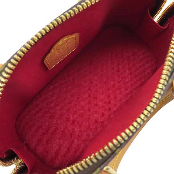 Louis Vuitton Shoulder Bag Nano Alma Monogram Canvas Candyred Gold Vivienne — view 8