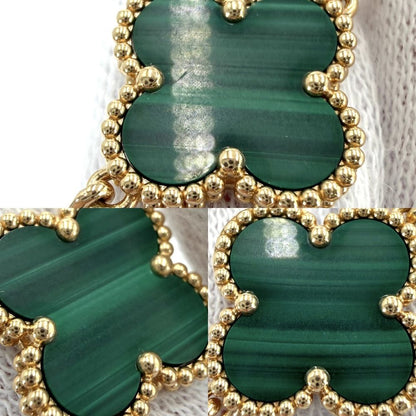 Van Cleef & Arpels Bracelet Vintage Alhambra Gold Macarite Green — view 5