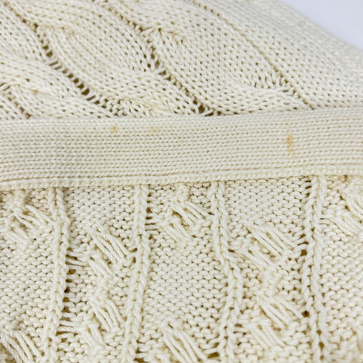 Gucci Lovelight Love Light White Cotton Embroidery Midi Knit Dress — view 7