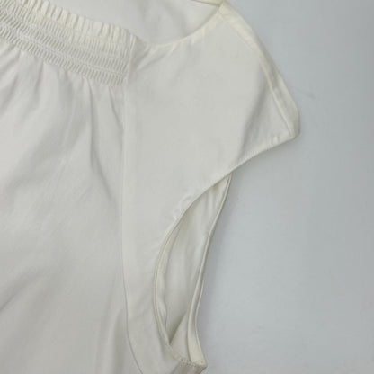 Prada White Boat Neck Rib Blouse 38 — view 7