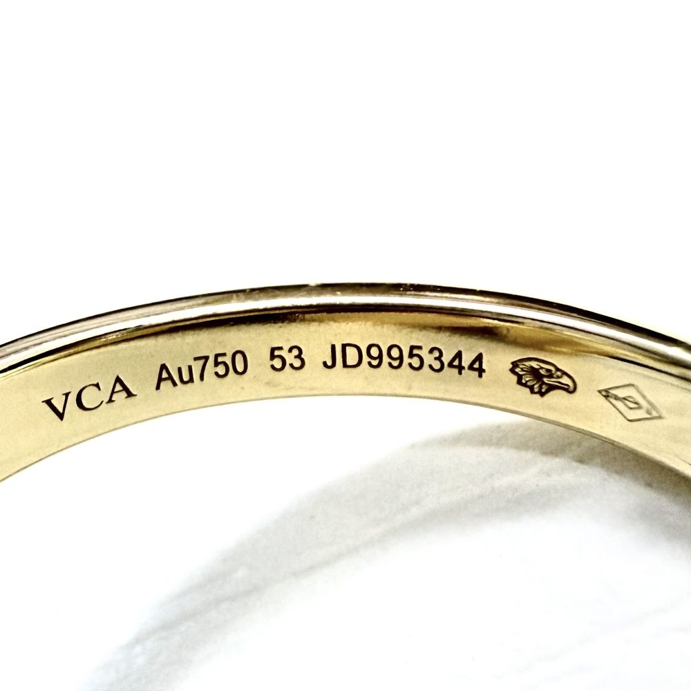 Van Cleef & Arpels Ring Frivole Entre les Doigts 53 Gold Diamond — view 4