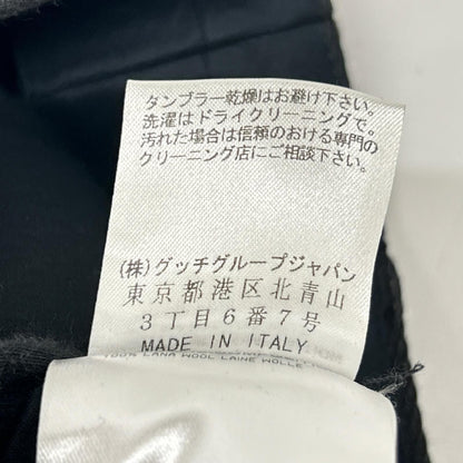 Gucci Black Wool Trousers Pants 44 — view 5