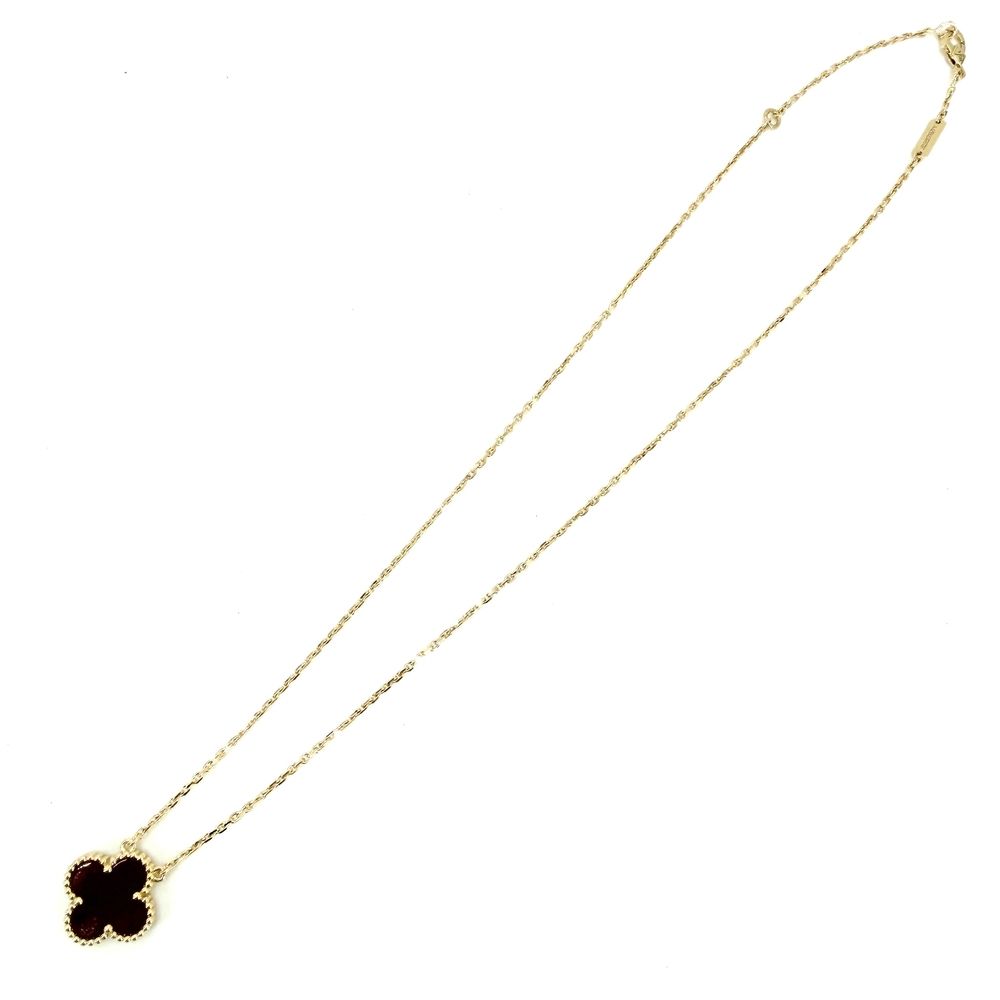 Van Cleef & Arpels Necklace Vintage Alhambra Star Gold Carnelian — view 4