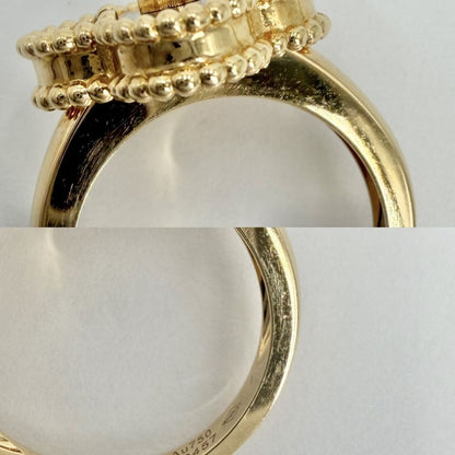 Van Cleef & Arpels Ring Vintage Alhambra 48 Gold Carnelian — view 6