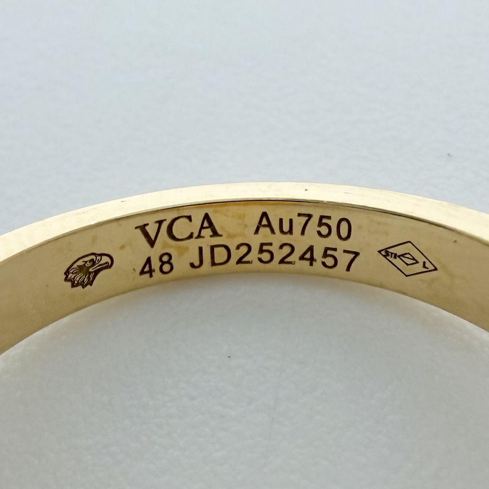 Van Cleef & Arpels Ring Vintage Alhambra 48 Gold Carnelian — view 4