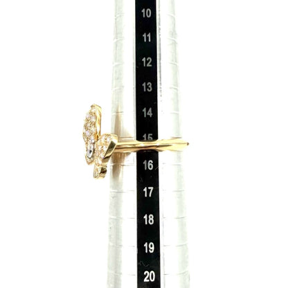 Van Cleef & Arpels Ring de Papillon Gold Diamond 15.5 Handbag — view 5