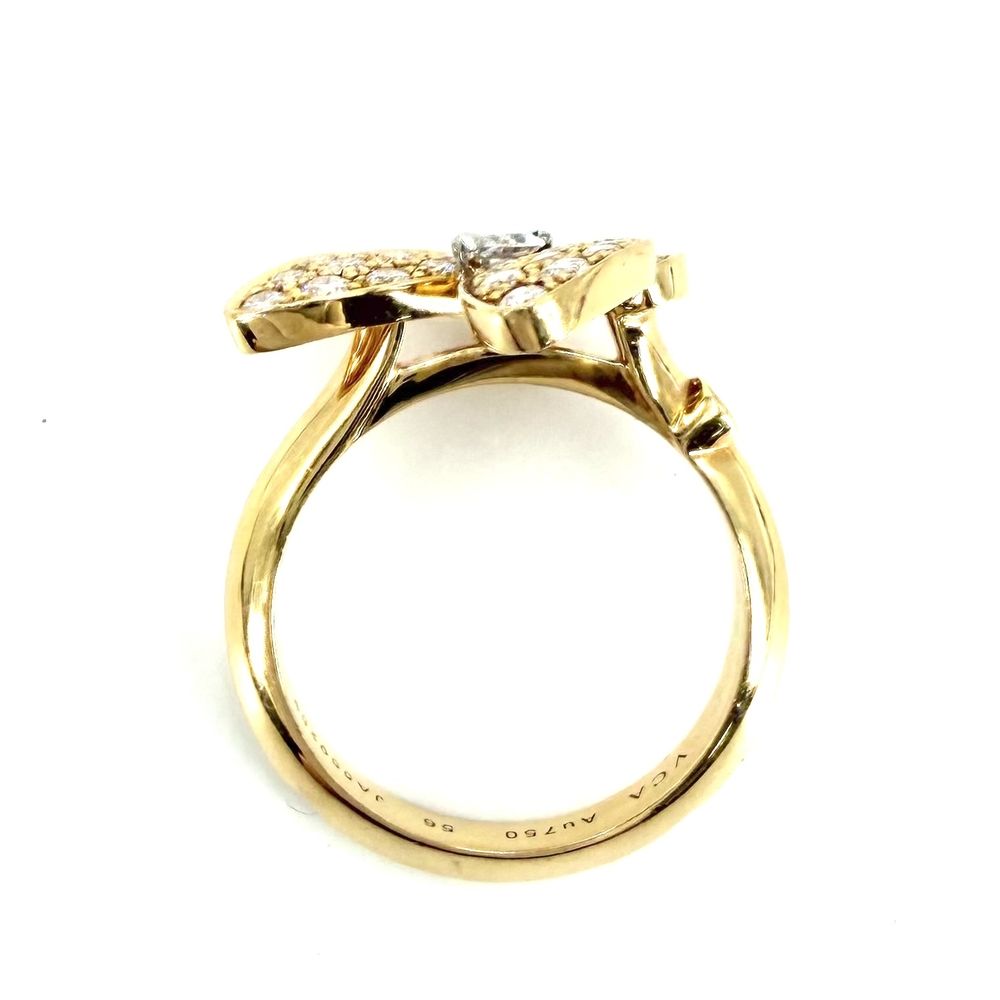 Van Cleef & Arpels Ring de Papillon Gold Diamond 15.5 Handbag — view 6