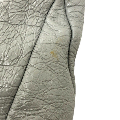 Balenciaga Handle the Town Leather Gray Handbag — view 6