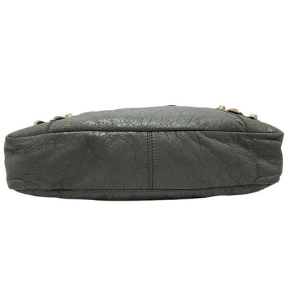 Balenciaga Handle the Town Leather Gray Handbag — view 4