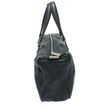 Chanel Handle Choco Bar Leather Black Handbag — view 2