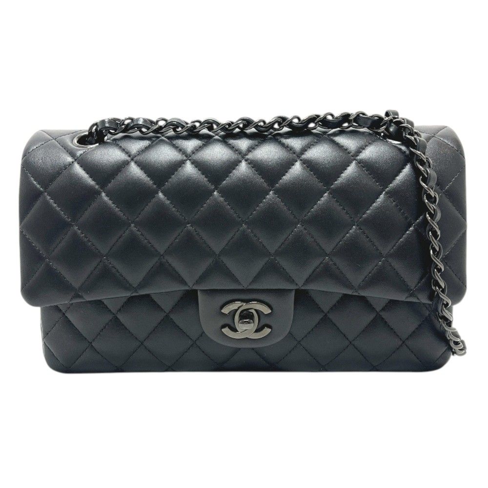 Chanel Shoulder Bag Quilted 25 So Black Lambskin
