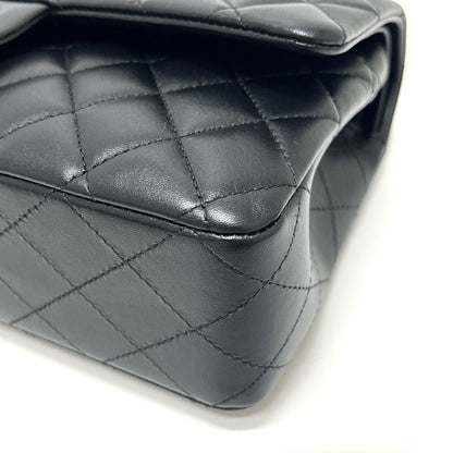 Chanel Shoulder Bag Quilted 25 So Black Lambskin — view 6