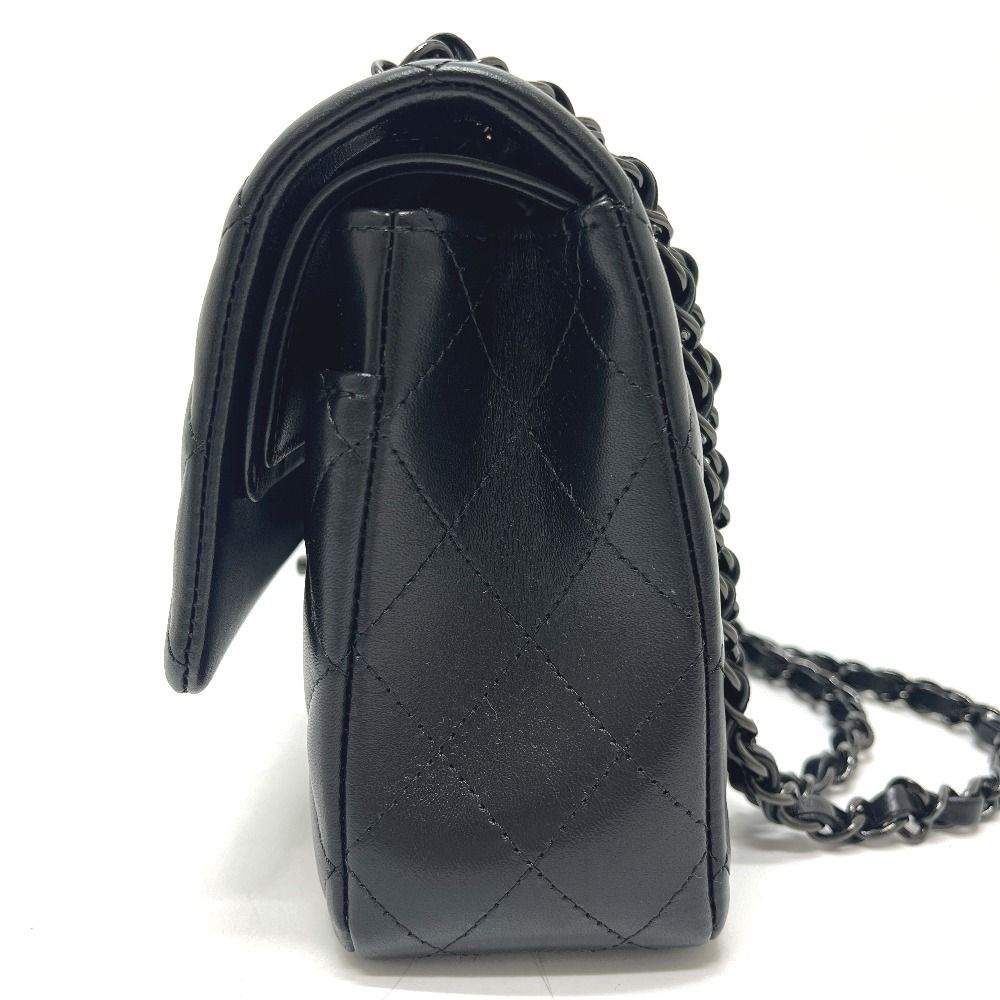 Chanel Shoulder Bag Quilted 25 So Black Lambskin — view 3