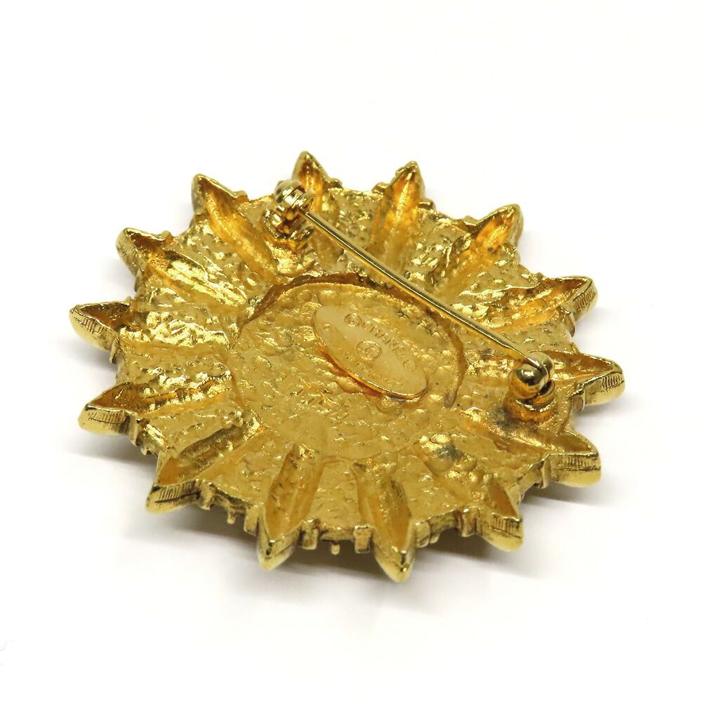 Chanel CC Logo Brooch Vintage Gold — view 7