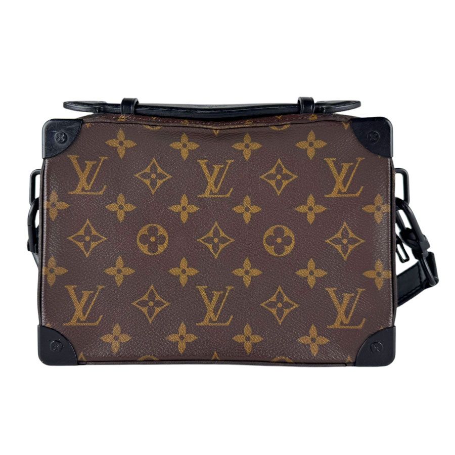 Louis Vuitton Shoulder Bag Monogram Macassar Handle Soft Trunk — view 3