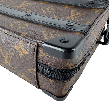Louis Vuitton Shoulder Bag Monogram Macassar Handle Soft Trunk — view 7