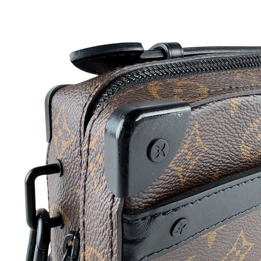 Louis Vuitton Shoulder Bag Monogram Macassar Handle Soft Trunk — view 6