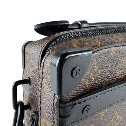Louis Vuitton Shoulder Bag Monogram Macassar Handle Soft Trunk — view 6