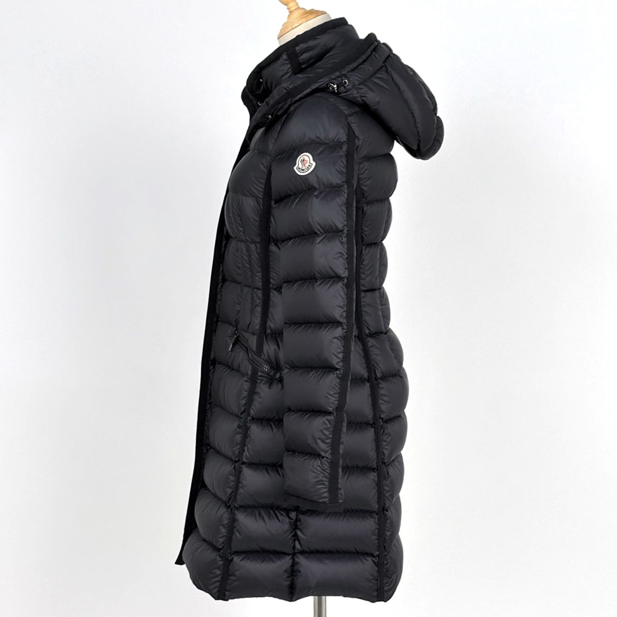 Moncler Down Coat Hermine Black — view 2