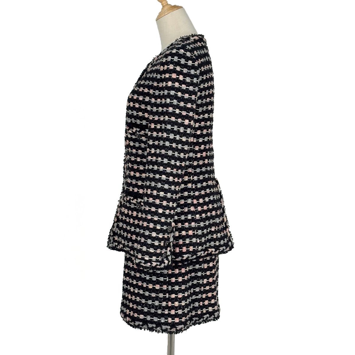Chanel 06A Tweed Set Pink Black — view 2