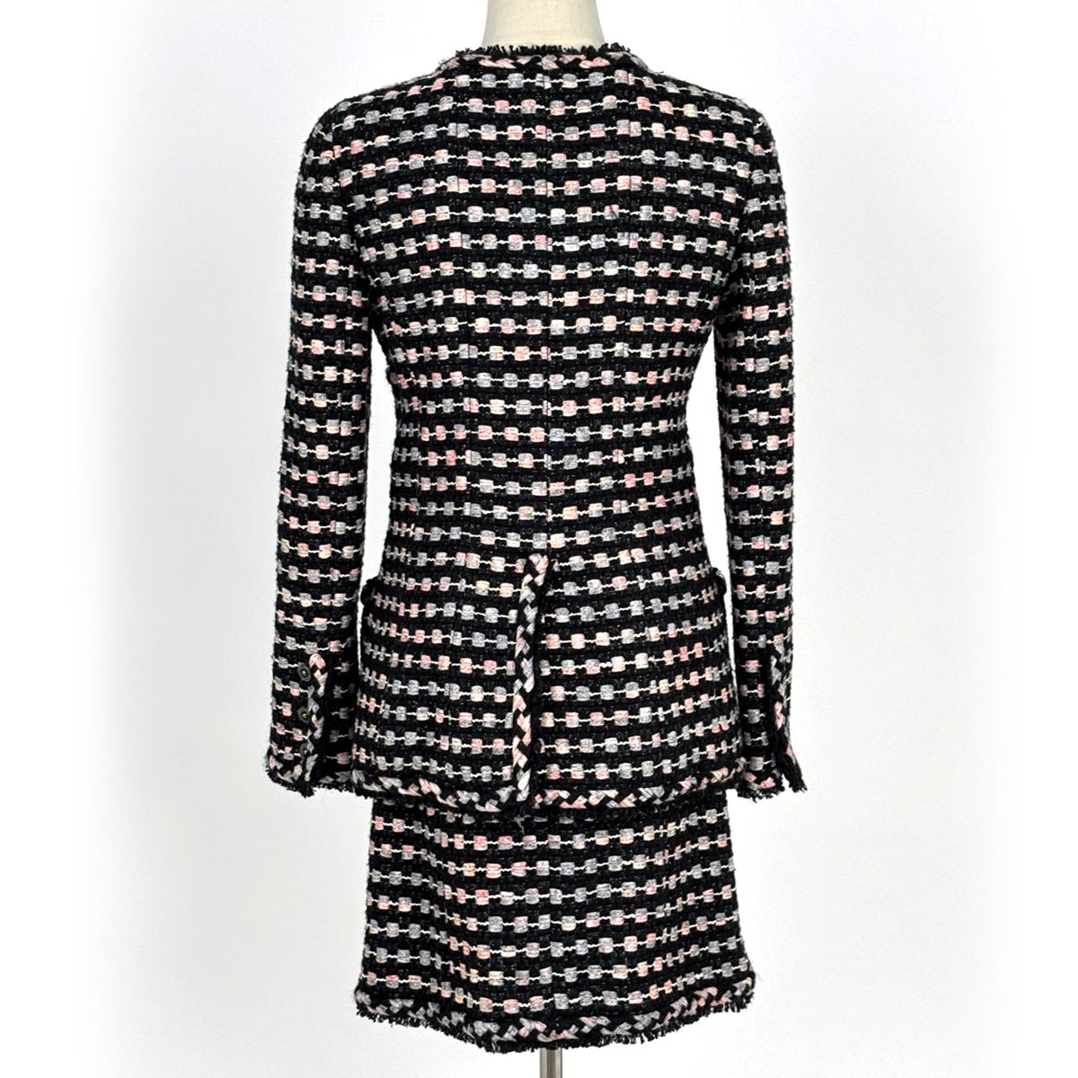 Chanel 06A Tweed Set Pink Black — view 3