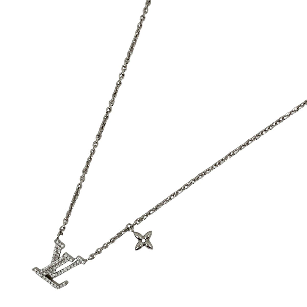 Louis Vuitton Necklace LV Iconic Silver Rhinestone
