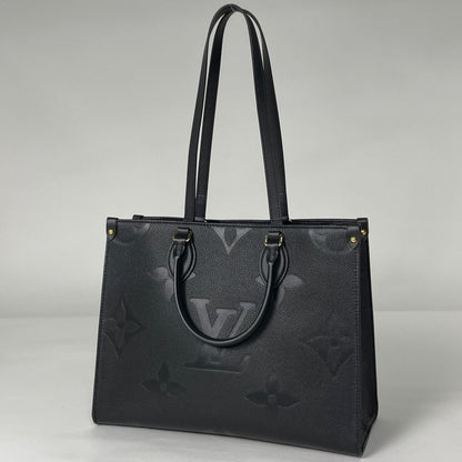 Louis Vuitton On The Go MM Handle 2-Way Shoulder Bag Monogram Empreinte Noir — view 6
