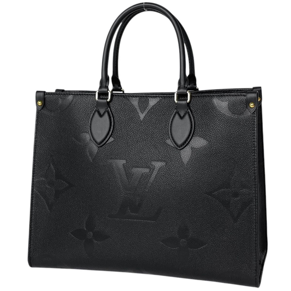 Louis Vuitton On The Go MM Handle 2-Way Shoulder Bag Monogram Empreinte Noir