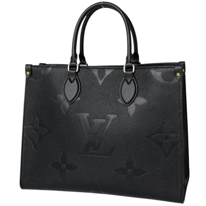 Louis Vuitton On The Go MM Handle 2-Way Shoulder Bag Monogram Empreinte Noir