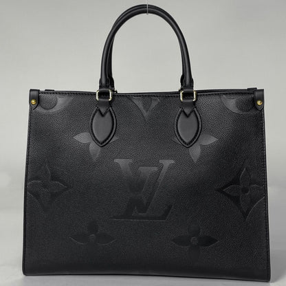 Louis Vuitton On The Go MM Handle 2-Way Shoulder Bag Monogram Empreinte Noir — view 3