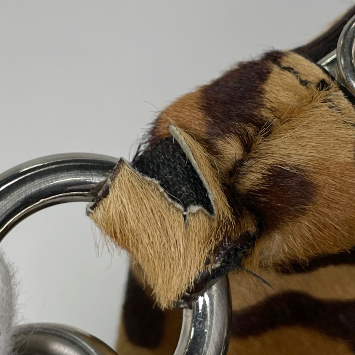 Prada Shoulder Bag Leopard Print Halaco Brown — view 5