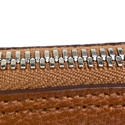 Hermes Silky Pop Tote Bag Eco Foldable Leather Brown Orange — view 7