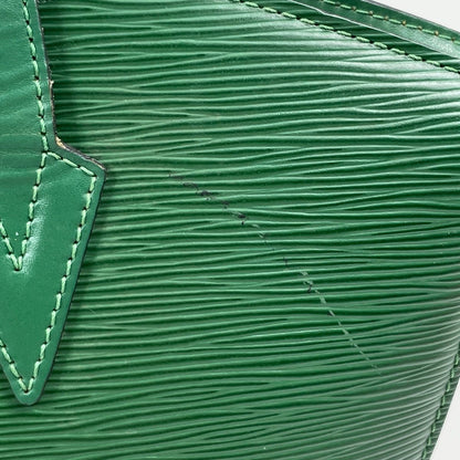 Louis Vuitton Saint Jacques Shopping Tote Shoulder Bag Epi Borneo Green — view 4