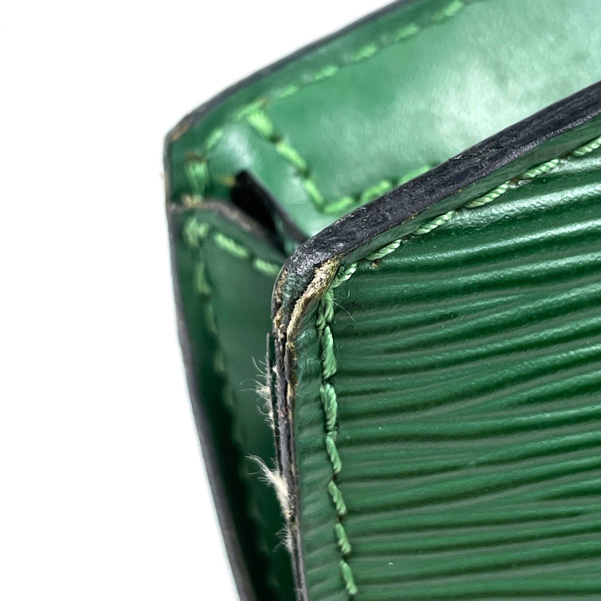 Louis Vuitton Saint Jacques Shopping Tote Shoulder Bag Epi Borneo Green — view 5