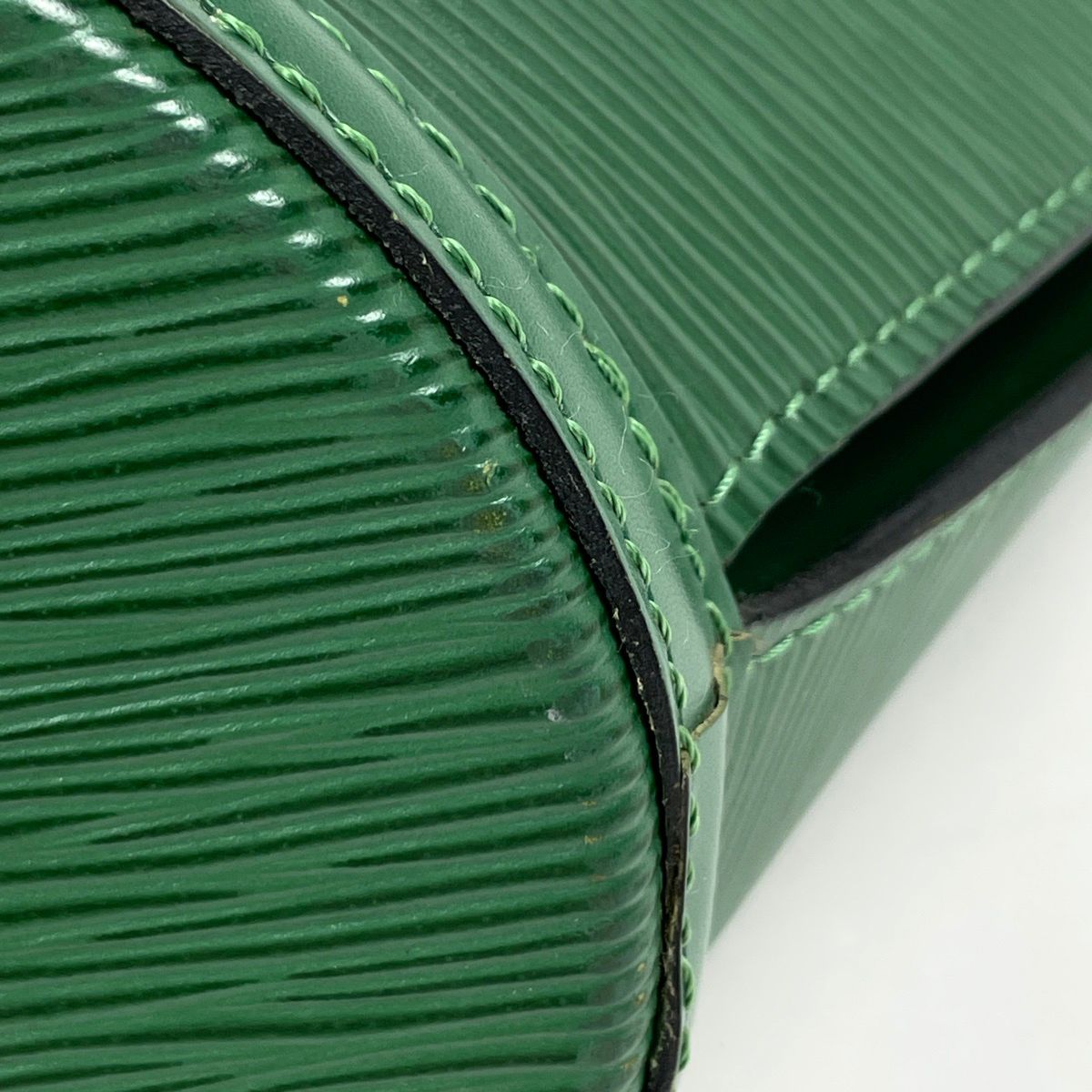 Louis Vuitton Saint Jacques Shopping Tote Shoulder Bag Epi Borneo Green — view 3