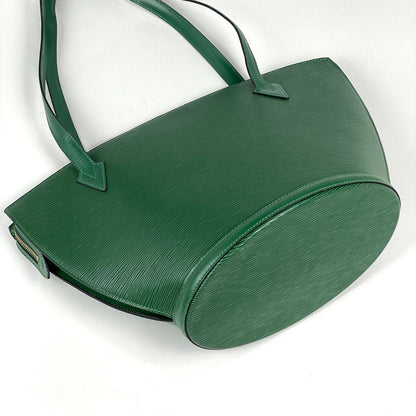 Louis Vuitton Saint Jacques Shopping Tote Shoulder Bag Epi Borneo Green — view 2