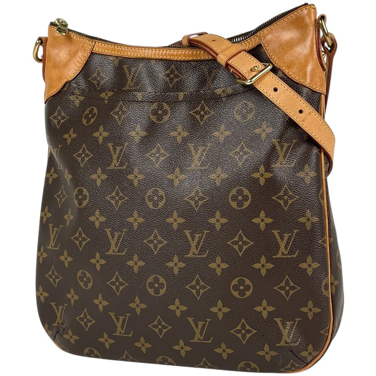 Louis Vuitton Odeon MM Shoulder Bag Monogram Brown