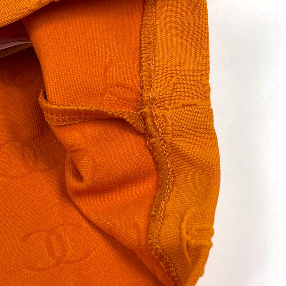 Chanel 97P CC Logo Short Sleeve T-Shirt Top Orange — view 3