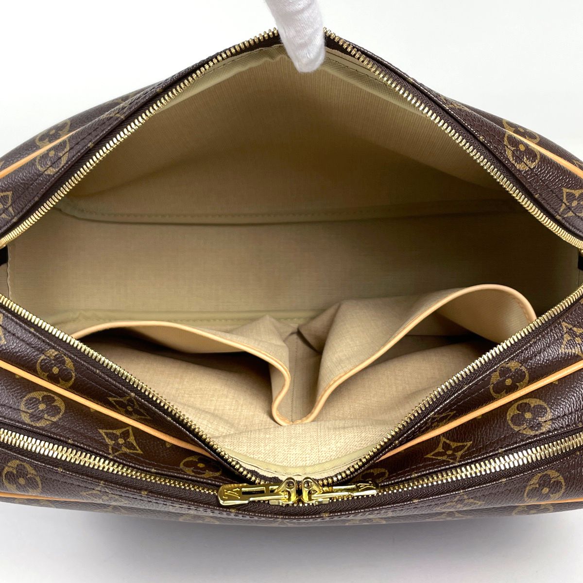 Louis Vuitton Reporter GM Shoulder Bag Monogram Brown — view 8