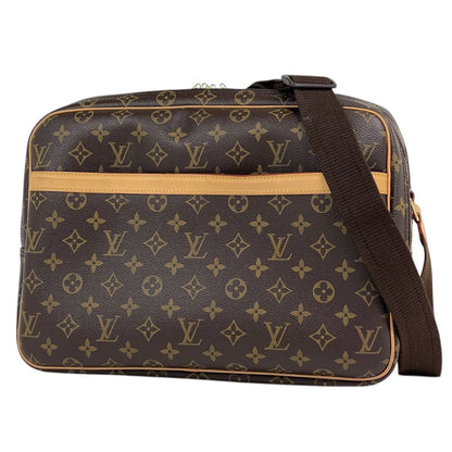 Louis Vuitton Reporter GM Shoulder Bag Monogram Brown