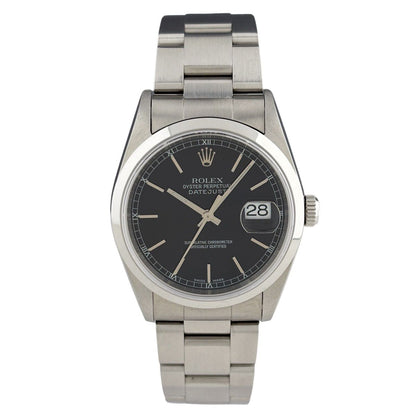 Rolex Datejust Watch SS Automatic Black — view 2