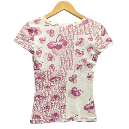 Dior Short Sleeve T-Shirt Usa 4 Trotter White Pink — view 2