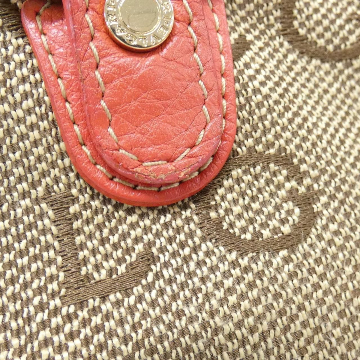Bvlgari Bulgari Bag Handbag Beige — view 5