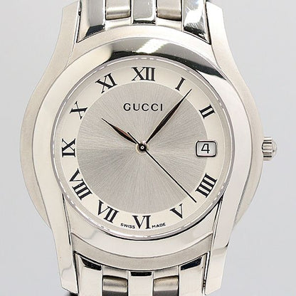 Gucci Quartz Silver Dial Date Watch