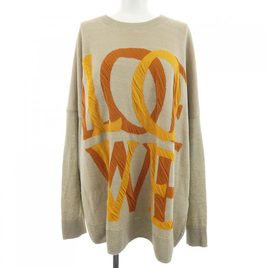 Loewe Knit Sweater Beige