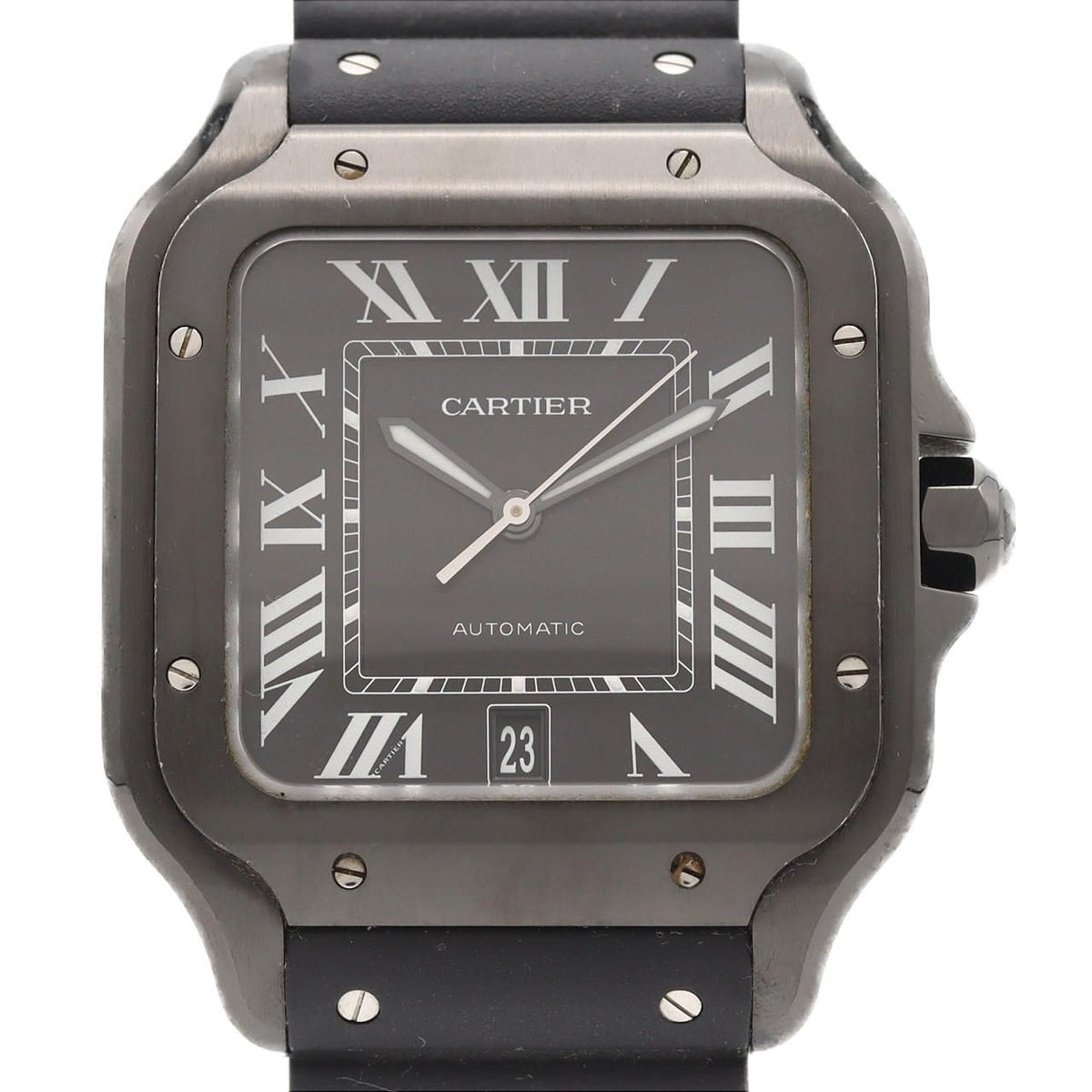 Cartier Santos LM Adlc SS Automatic Watch