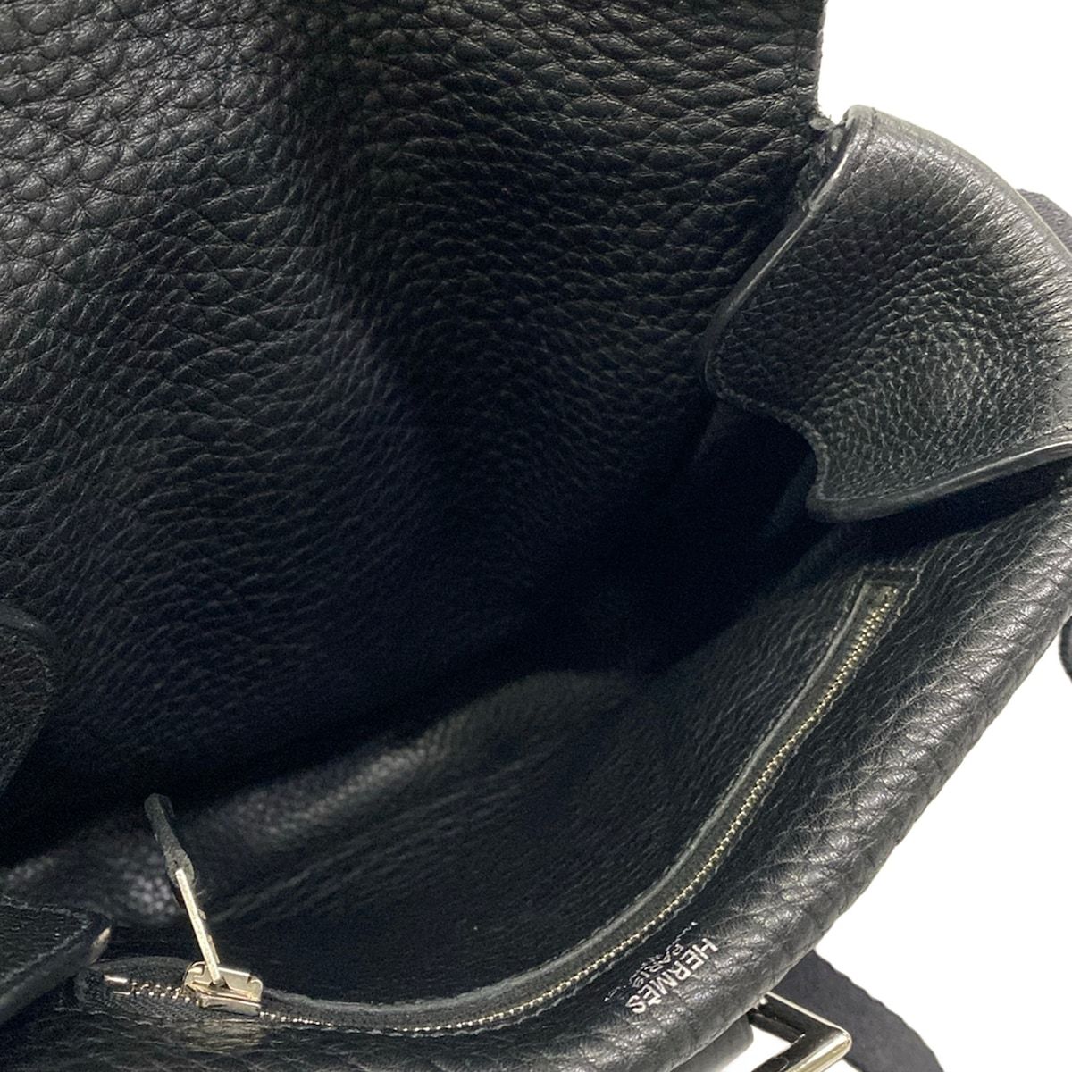 Hermes Shoulder Bag Tibet PM Black Silver — view 7